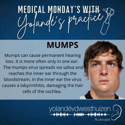 YvDW Audiologists - Medical Mondays - Mumps