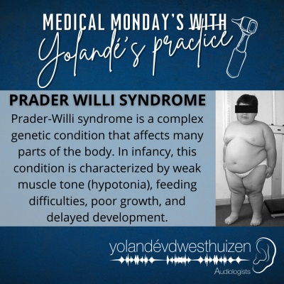 YvDW Audiologists - Medical Mondays - Prader Willi Syndrome
